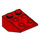 LEGO Red Slope 2 x 3 (25°) Inverted without Connections between Studs (3747)