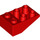 LEGO Red Slope 2 x 3 (25°) Inverted without Connections between Studs (3747)