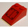LEGO rouge Pente 2 x 3 (25°) avec Noir Access Panels Autocollant avec surface rugueuse (3298)