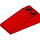 LEGO rouge Pente 2 x 4 (18°) (30363)