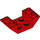LEGO Rood Helling 2 x 4 (45°) Dubbele Omgekeerd met Open Midden (4871)