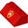 LEGO Red Slope 2 x 4 (45°) with Fire Logo with Smooth Surface (3037)
