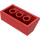 LEGO Red Slope 2 x 4 (45°) with Rough Surface (3037)