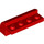 LEGO Rojo Con pendiente 2 x 4 x 1.3 Curvo (6081)