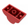 LEGO rouge Pente 2 x 4 x 2 Incurvé avec Arrondi Haut (6216)