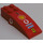LEGO Red Slope 2 x 6 Curved with Vodafone Logo (Both Sides), &#039;1&#039;, Shell Logo, &#039;OLYMPUS&#039;, &#039;FIAT&#039;, Fiat Logo Sticker (44126)