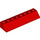 LEGO Rojo Con pendiente 2 x 8 (45°) (4445)