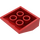 LEGO rouge Pente 3 x 3 (25°) (4161)