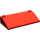 LEGO Red Slope 3 x 6 (25°) without Inner Walls (35283 / 58181)