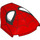 LEGO rot Steigung 4 x 5 x 1.3 Gebogen mit Spiderman Maske (100364 / 108890)