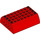 LEGO Rosso Pendenza 6 x 8 x 2 Curvo Doppio (45411 / 56204)