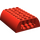 LEGO rouge Pente 6 x 8 x 2 Incurvé Double (45411 / 56204)