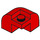 LEGO rouge Pente Brique 2 x 2 x 1.3 Incurvé Coin (67810)