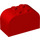 LEGO rouge Pente Brique 2 x 4 x 2 Incurvé (4744)