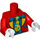 LEGO Red Small Clown Torso (973 / 88585)