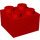 LEGO rouge Soft Brique 2 x 2 (50844)