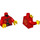 LEGO Red Son Minifig Torso (973 / 76382)
