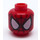 LEGO Red Spider-Man Head (Recessed Solid Stud) (10342 / 11413)