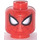 LEGO Red Spider-Man Minifigure Head (Recessed Solid Stud) (3626 / 45854)