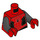 LEGO Rood Spiderman Minifig Torso (973 / 76382)