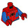 LEGO Red Spidey with Black Spider Logo Minifig Torso (973 / 76382)