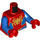 LEGO Punainen Spidey jossa Gold Hämähäkki logo Pienoishahmo Vartalo (973 / 76382)