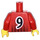 LEGO Rouge Des sports Torse Player Nr.9 (973)