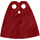 LEGO Red Standard Cape with Dark Red Back with Regular Starched Texture (20458 / 50231)