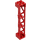 LEGO Rot Support 2 x 2 x 10 Träger Dreieckig Vertikal (Typ 4 - 3 Pfosten, 3 Abschnitte) (4687 / 95347)