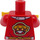 LEGO Red Sushimi Chef Torso (973 / 76382)