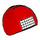 LEGO Rojo Swimming Gorra con Blanco Grid (29913 / 99241)