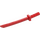 LEGO Röd Svärd med Square Guard och Capped Pommel (Shamshir) (21459)
