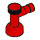LEGO rouge Robinet 1 x 1 avec trou en bout (4599)