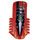 LEGO rouge Technic Bloquer Connecteur avec Curve avec &#039;Lava&#039;, Green Yeux, Flames (32310)