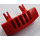 LEGO Rood Technic Rooster 1 x 4 met 2 Pinnen (30622)