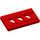LEGO rouge Technic assiette 2 x 4 avec des trous (3709)