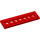 LEGO Rood Technic Plaat 2 x 8 met Gaten (3738)