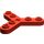 LEGO rot Technic Rotor 3 Klinge mit 6 Bolzen (32125 / 51138)
