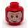 LEGO rot The Flash Minifigure Kopf (Einbau-Vollbolzen) (3626 / 15774)