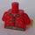 LEGO Red The God of Fortune Torso (973 / 76382)