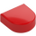 LEGO Red Tile 1 x 1 Half Oval (24246 / 35399)