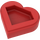 LEGO rouge Tuile 1 x 1 Cœur (5529 / 39739)