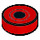 LEGO Rood Tegel 1 x 1 Rond met Zwart Dot en Cirkel Patroon (25314 / 98138)