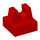 LEGO rot Fliese 1 x 1 mit Clip (Kein Schnitt in der Mitte) (2555 / 12825)