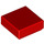 LEGO Rood Tegel 1 x 1 met groef (3070 / 30039)