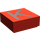 LEGO Red Tile 1 x 1 with Letter K with Groove (11555 / 13419)
