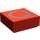 LEGO Red Tile 1 x 1 with Letter Q with Groove (11569 / 13426)