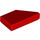 LEGO Red Tile 1 x 2 45° Angled Cut Left (5091)