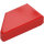 LEGO Red Tile 1 x 2 45° Angled Cut Right (5092)