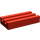 LEGO Rood Tegel 1 x 2 Rooster (zonder Groef in onderzijde)